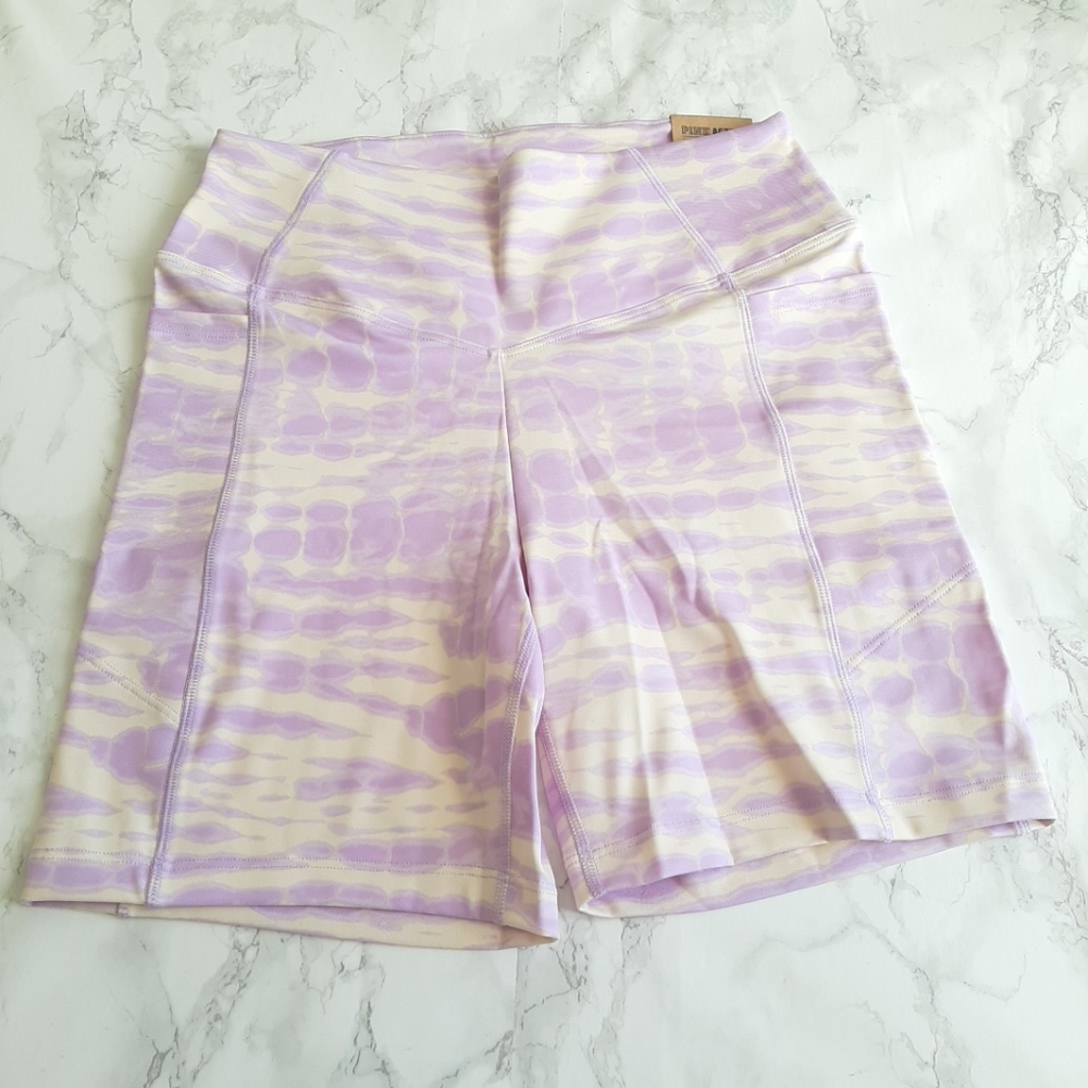 PINK VS ULTIMATE HIGH WAIST 6" BIKE SHORT WITH MESH - Picture 3 of 11
